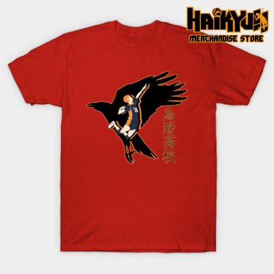 Flying Hinata Shouyou T-Shirt Red / S