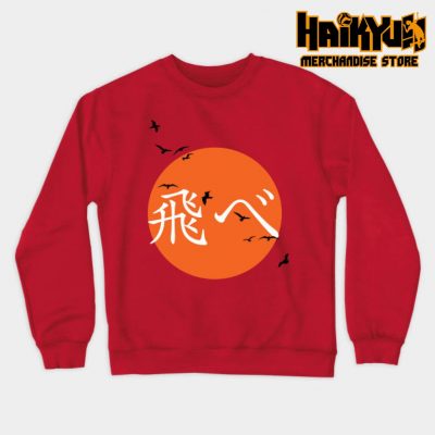 Haikyuu!! - Fly Sweatshirt Red / S