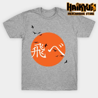 Haikyuu!! - Fly T-Shirt Gray / S