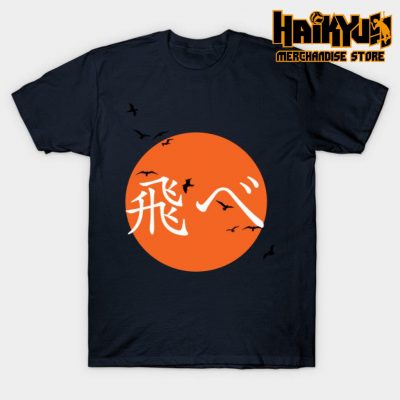 Haikyuu!! - Fly T-Shirt Navy Blue / S