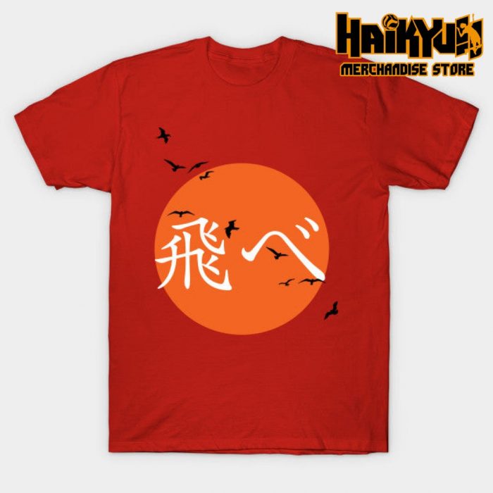 Haikyuu!! - Fly T-Shirt Red / S