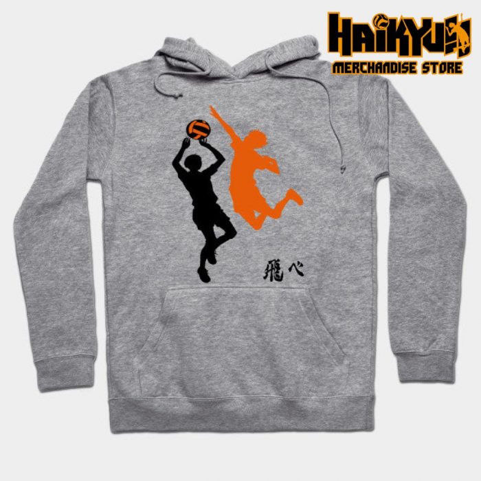 Haikyuu Shadow Hoodie Gray / S