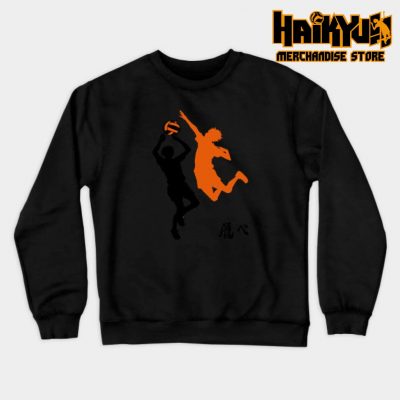 Haikyuu Shadow Sweatshirt Black / S