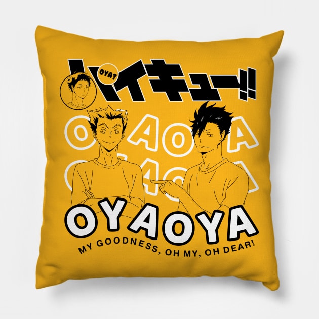 Haikyuu Oya Oya Throw Pillow