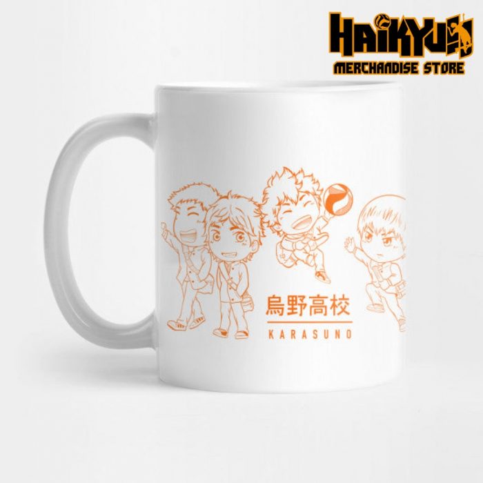 Karasuno Boys Chibi Mug